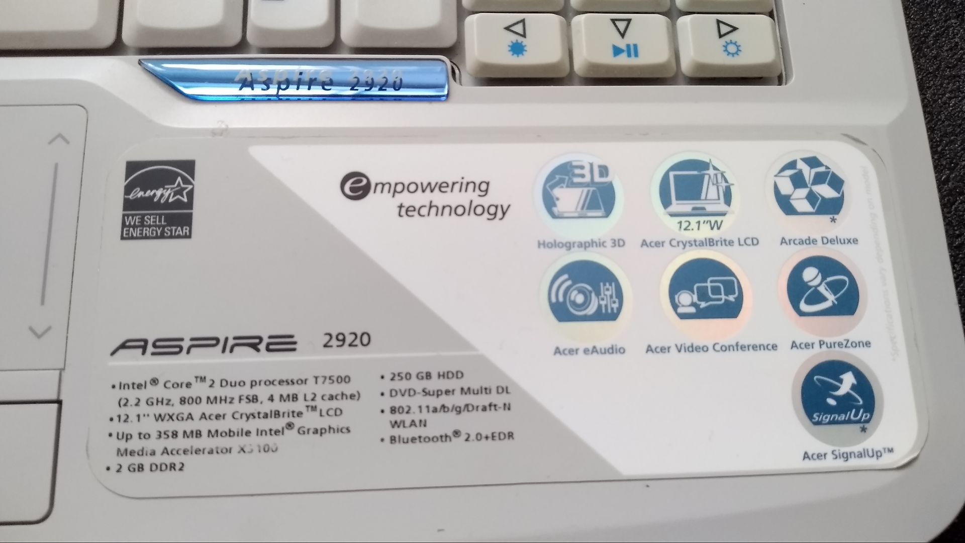Ноутбук  Acer Aspire 2920 - фото фото фото 2