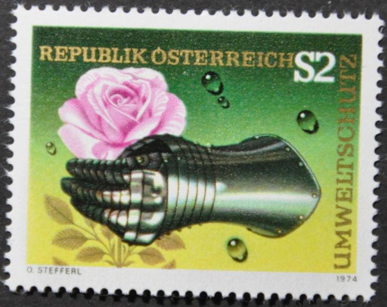 Австрия Защита Природы Флора Розы 1974 - фото фото фото 0