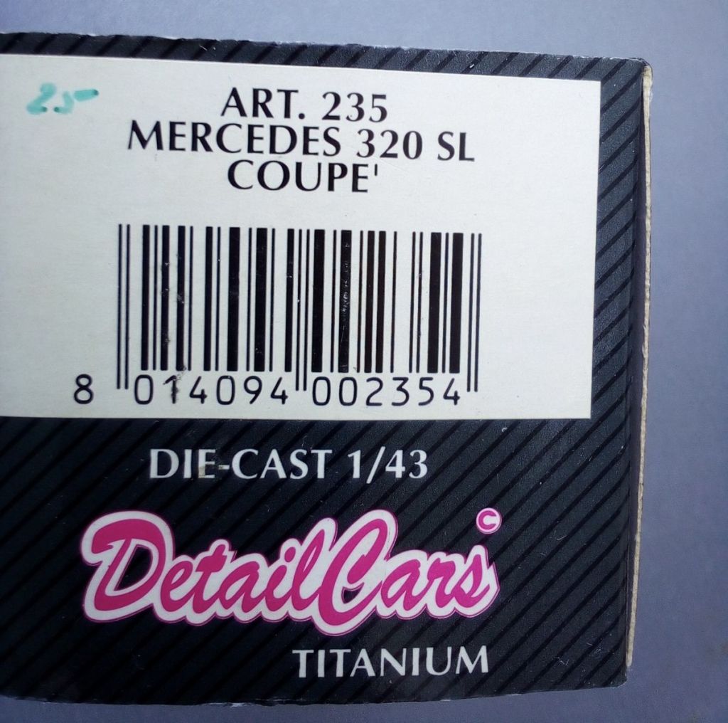 REVELL/DETAIL CARS 1/43 MERCEDES BENZ 320SL Coupe - фото фото фото 4