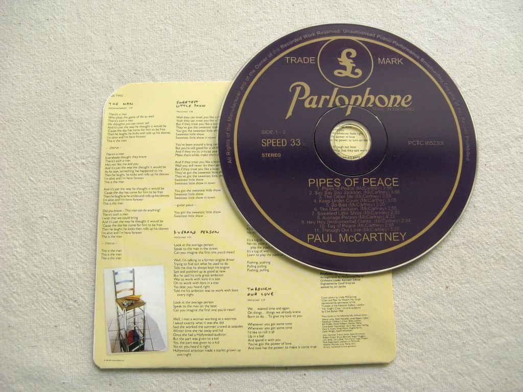 CDLP Beatles Family. Paul McCartney. Pipes of Piece. 1983. - фото фото фото 3