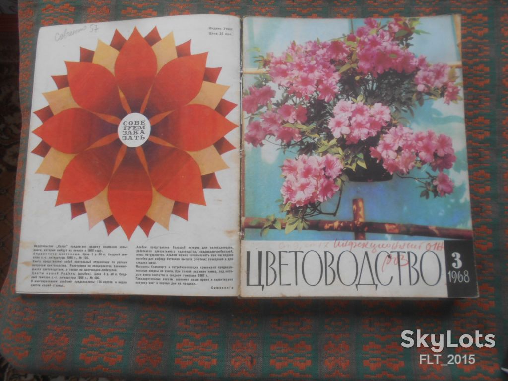 Цветоводство  1968 г.  Годовая - фото фото фото 3