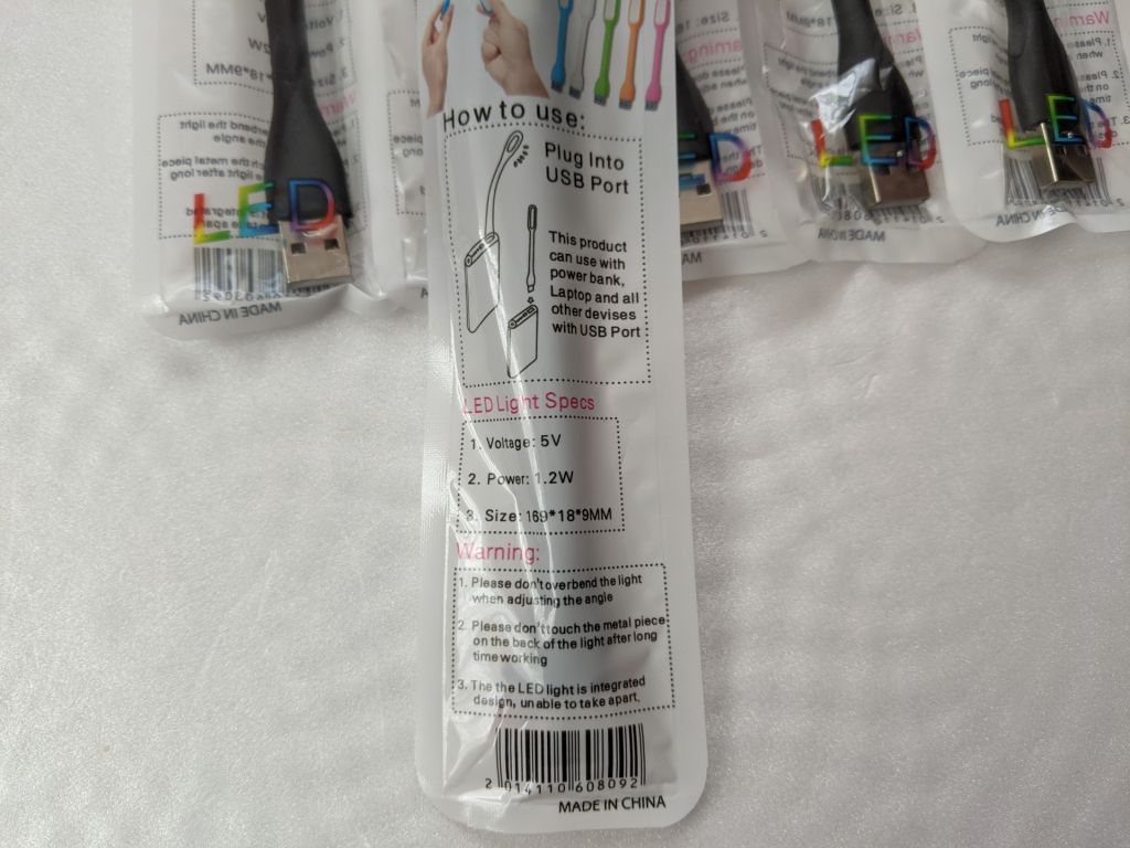 USB LED LIGHT, USB ліхтарик, гнучкий ліхтарик підсвітка для ноутбука - фото фото фото 1