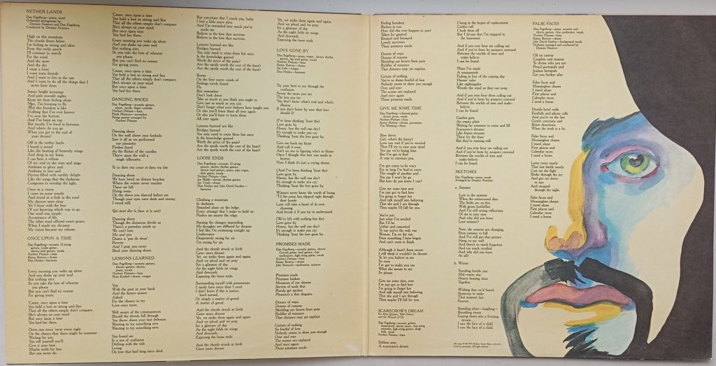 DAN FOGELBERG Nether Lands LP VG++/EX- - фото фото фото 1