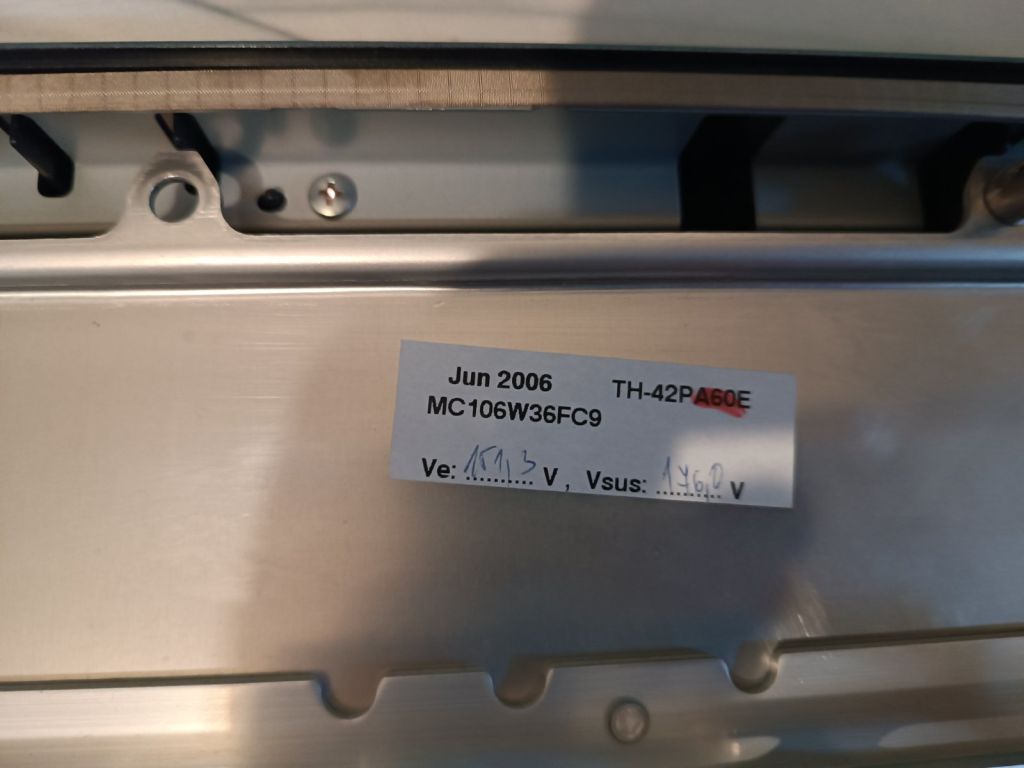 mc106w36fc9 от panasonic th-42pa60e - фото фото фото 0