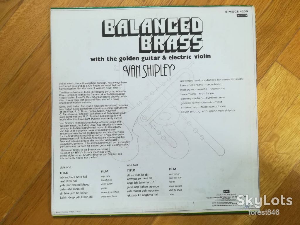 Balanced brass-Van Shipley  (2)-Ex.+, Индия - фото фото фото 1