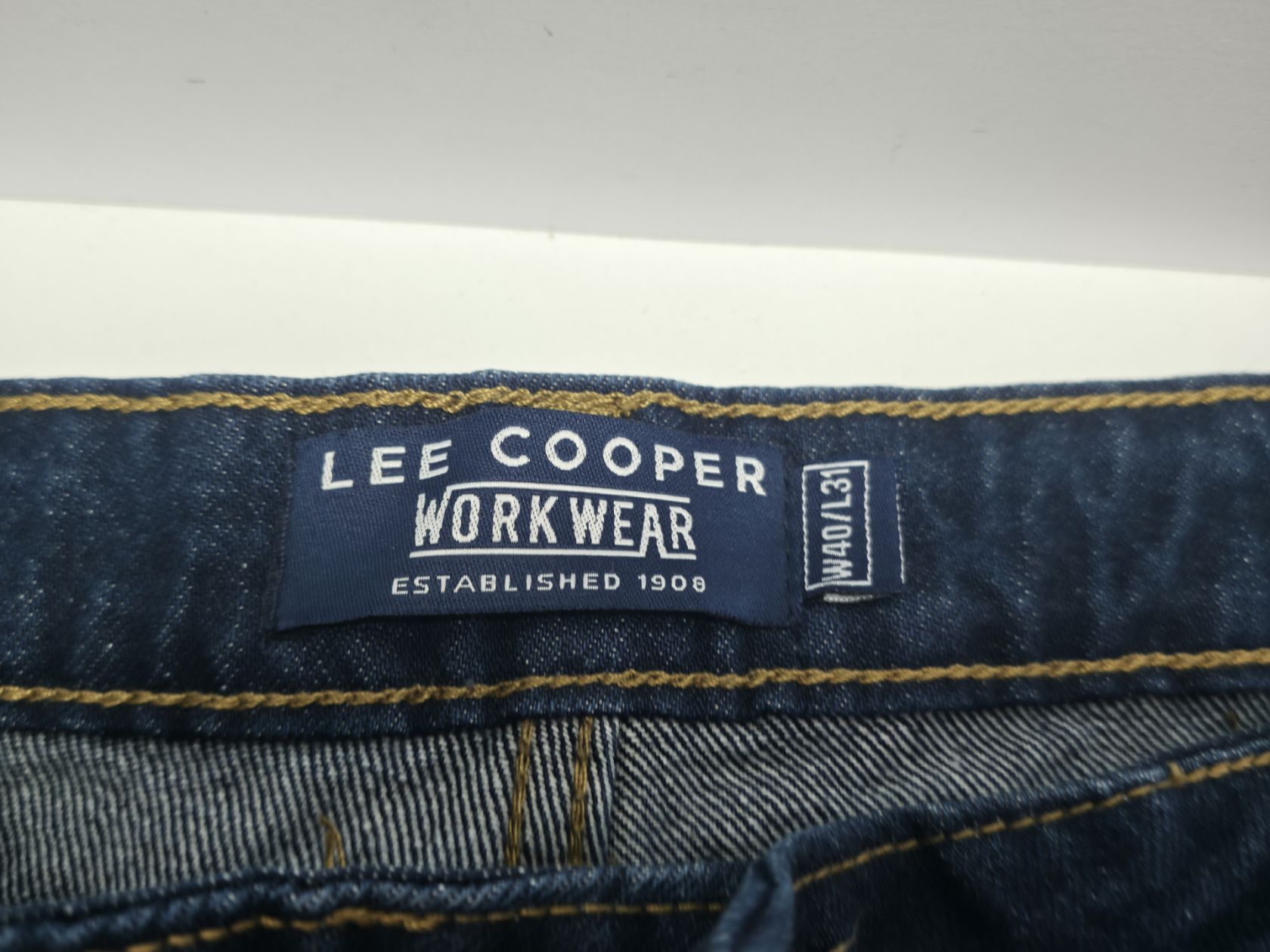 Робочі джинси Lee Cooper Workwear W40/L31 сині з кишенями - фото фото фото 4
