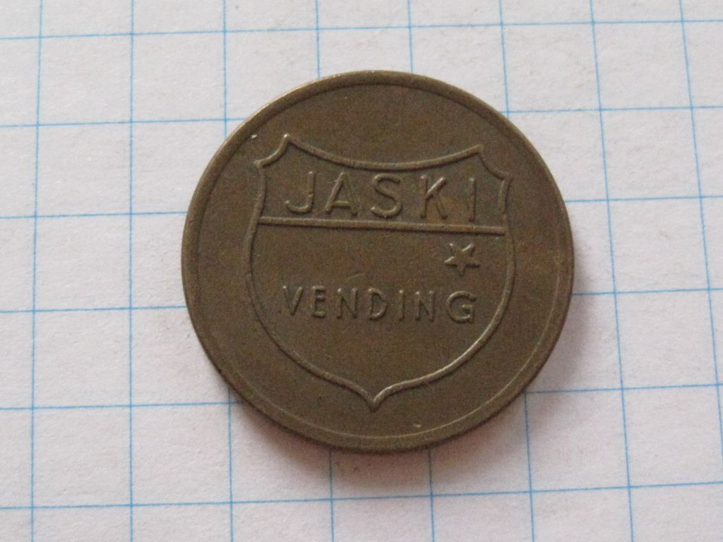 Жетон - JASKI VENDING #6П2220 - фото фото фото 1