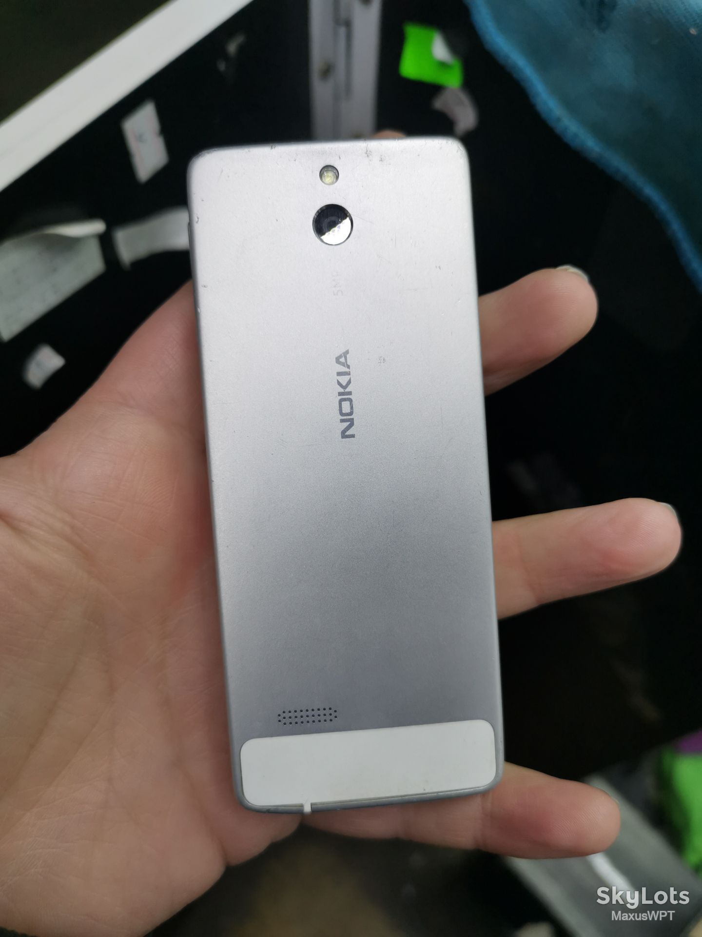 #shop Nokia 515 white silver dual - фото фото фото 1