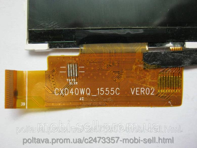 LCD дисплей CXD40WQ_1555C VER02 - бракованый №03 - фото фото фото 2