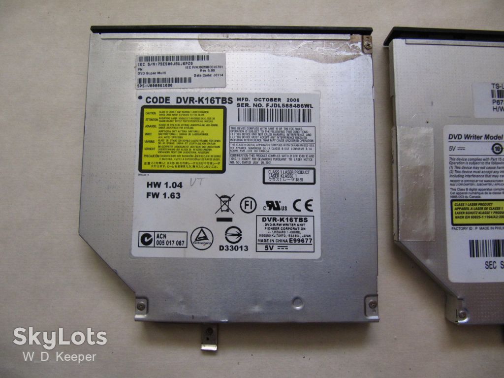 DVD-RW   (SATA, IDE) ноутбучні, нетестовані - фото фото фото 3