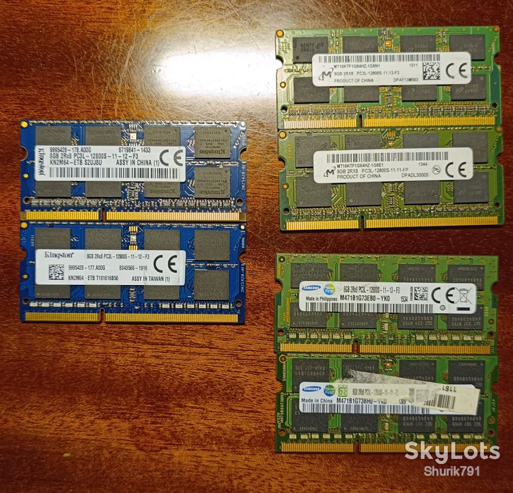 Память для ноутбука sodimm 8Gb DDR3L-1600 - фото фото фото 0