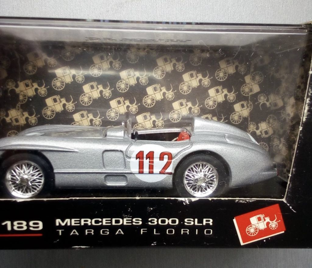 Brumm 1:43 Mercedes 300 SLR Targa Florio - фото фото фото 1
