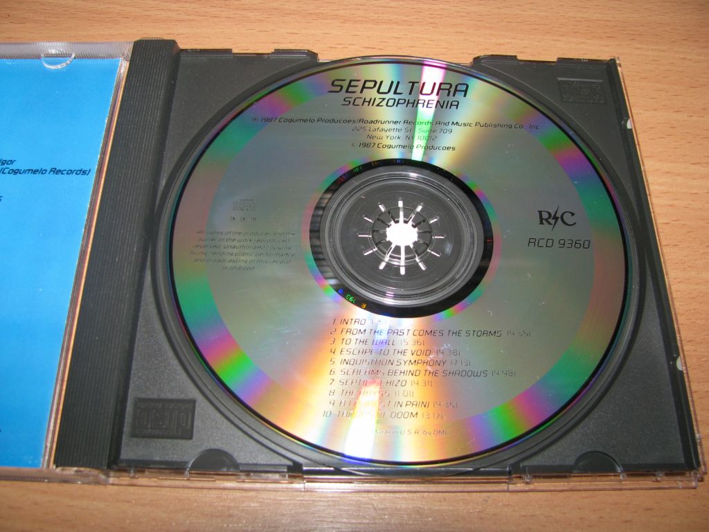 SEPULTURA - Schizophrenia   (1990 Roadracer USA) - фото фото фото 2