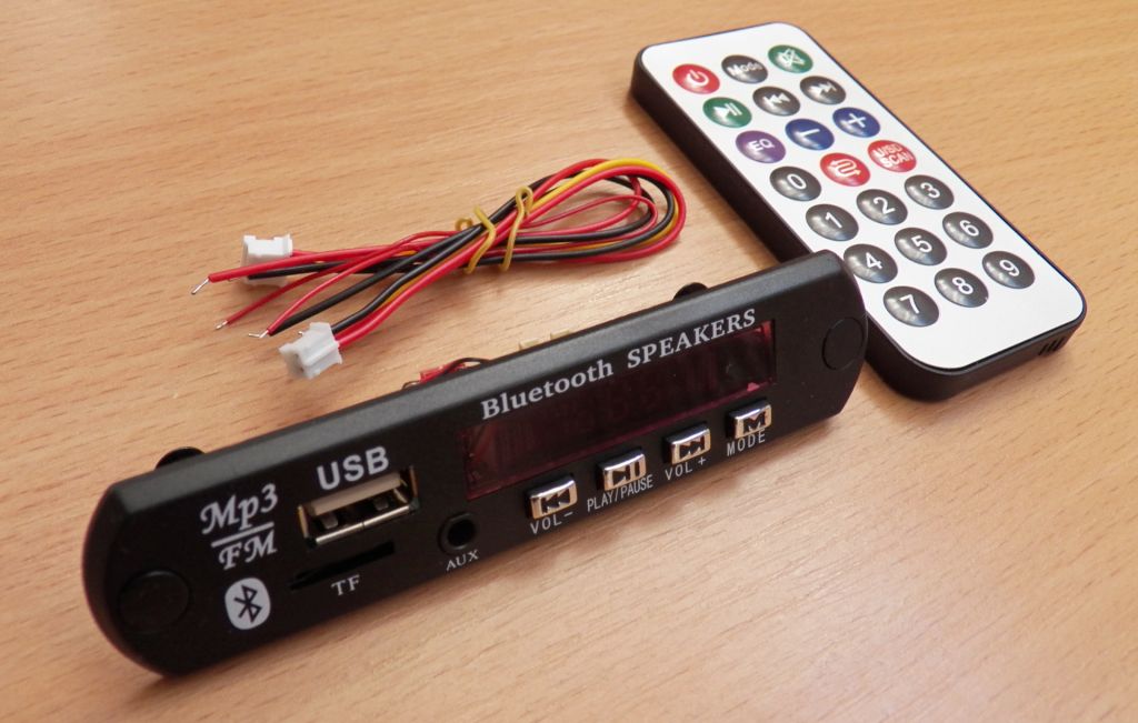 MP3 плеєр модуль FM Bluetooth радіо MP3 MP-3 USB TF AUX 12V декодер - фото фото фото 1