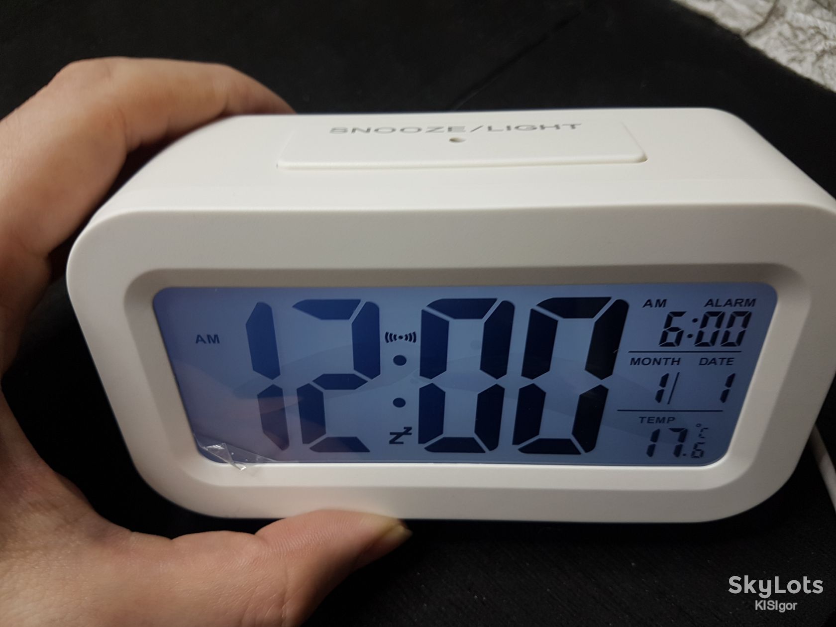Цифровий настільний годинник-будильник Time Alarm Clock *81053 - фото фото фото 3
