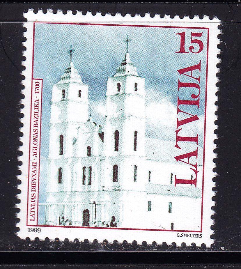 Латвия  1999 г MNH - архитектура - фото фото фото 0