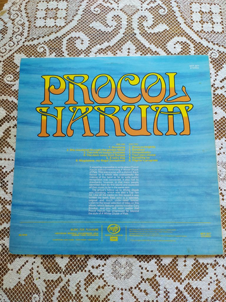 Procol Harum A Salty Dog - фото фото фото 3