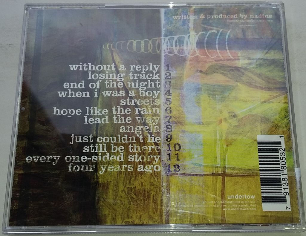 NADINE Lit Up From The Inside CD US - фото фото фото 2