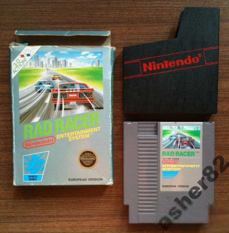 Игра на NES "Rad Racer"    (PAL) - фото фото фото 0