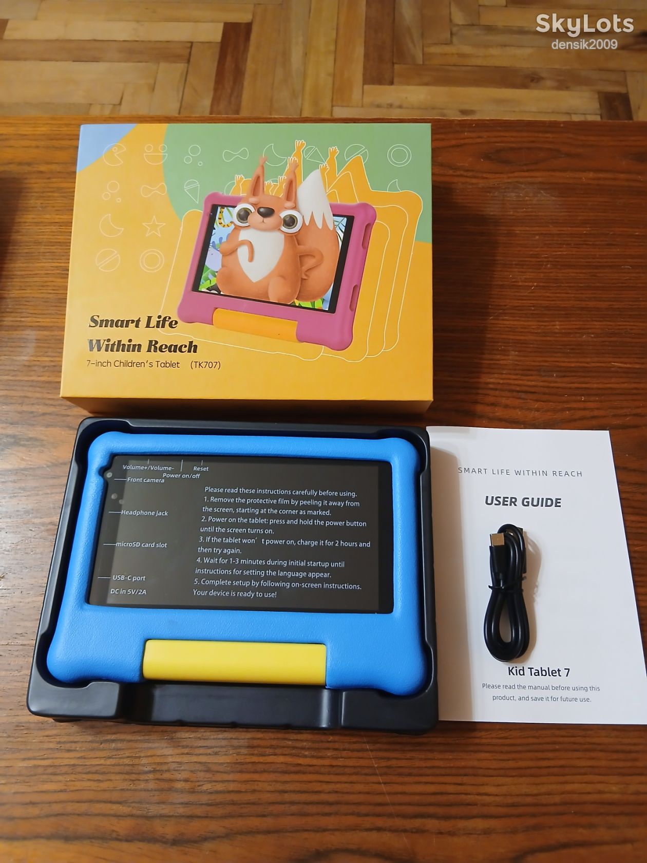 Планшет дитячий  7" Smart Life", TK707, 2+3/32Gb 4 ядра Android 12, 2500мАч + Чехол. - фото фото фото 5