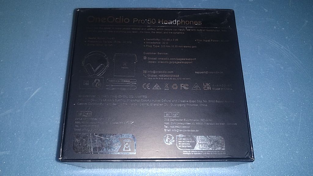 OneOdio Pro 50 Headphones КОРОБКА И ЧЕХОЛ - фото фото фото 5