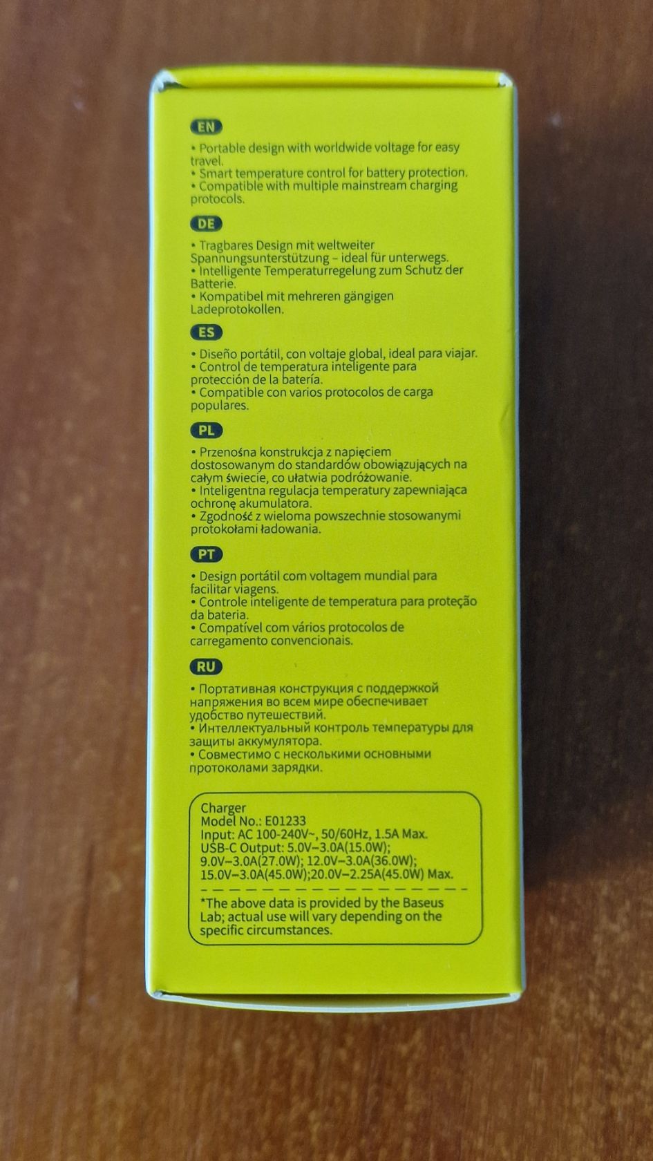 Зарядний пристрій Baseus EnerFill FN22 GaN 45w USB-C - фото фото фото 4