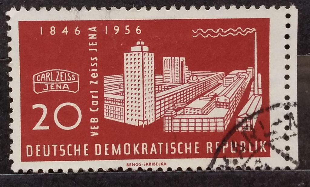 ГДР 1956 г - 110 лет Заводу Карл Цейс Йена - фото фото фото 0
