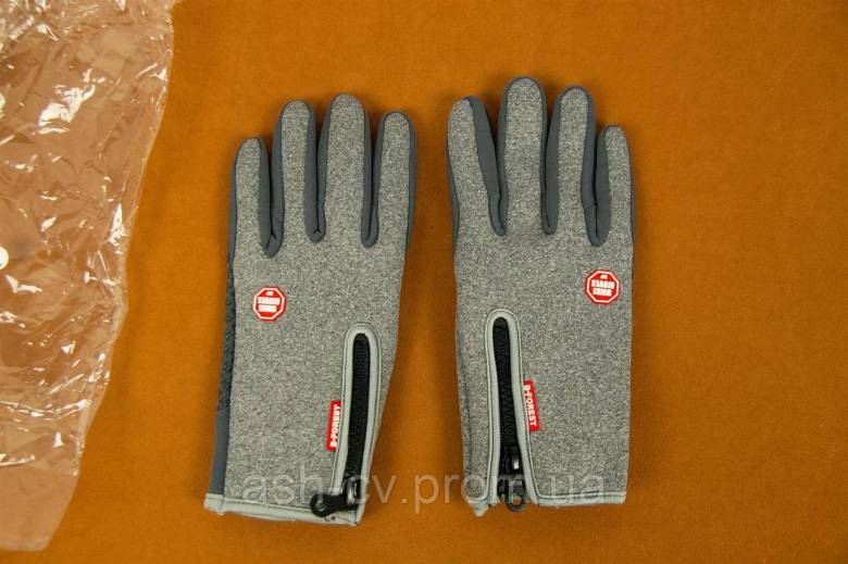 Рукавички, Unisex, Winter, Thermal, Warm, Grey, L - фото фото фото 1