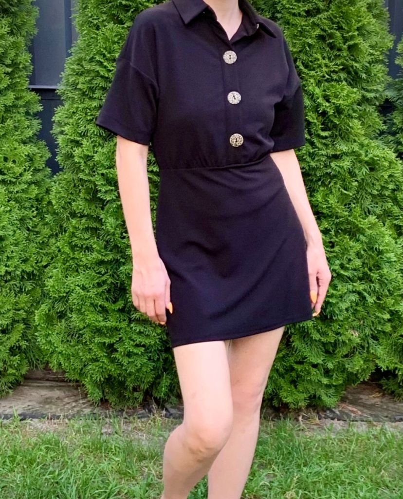 Сукня ASOS. Чорна. Стильна. XS розмір    (4) - фото фото фото 0