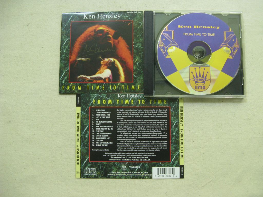 CD Uriah Heep Family. Ken Hensley. From Time To Time. 1994. - фото фото фото 1