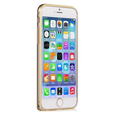 Бампер Devia для iPhone 6/6S Buckle Curve Champagne Gold - фото фото фото 2