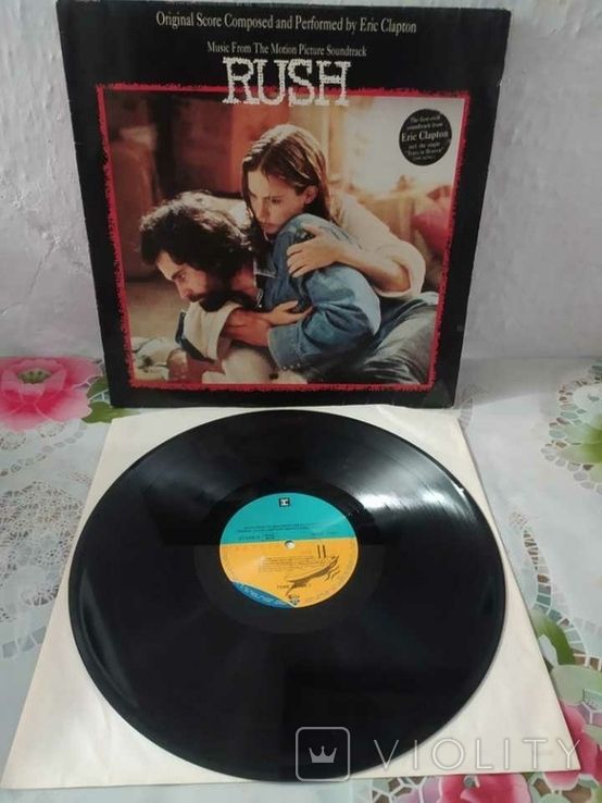 RUSH ** Soundtrack ** ERIC CLAPTON Original 1992 Germany LP - фото фото фото 3