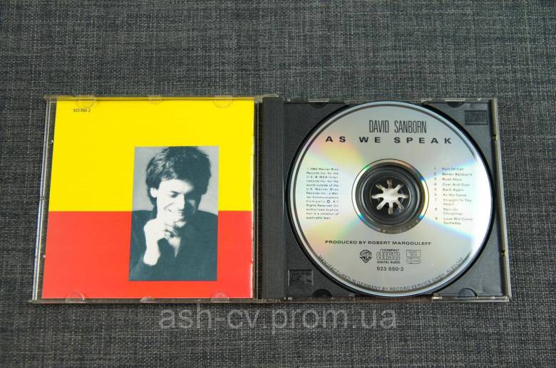 Музичний CD, David Sanborn  As We Speak (1982) - фото фото фото 8