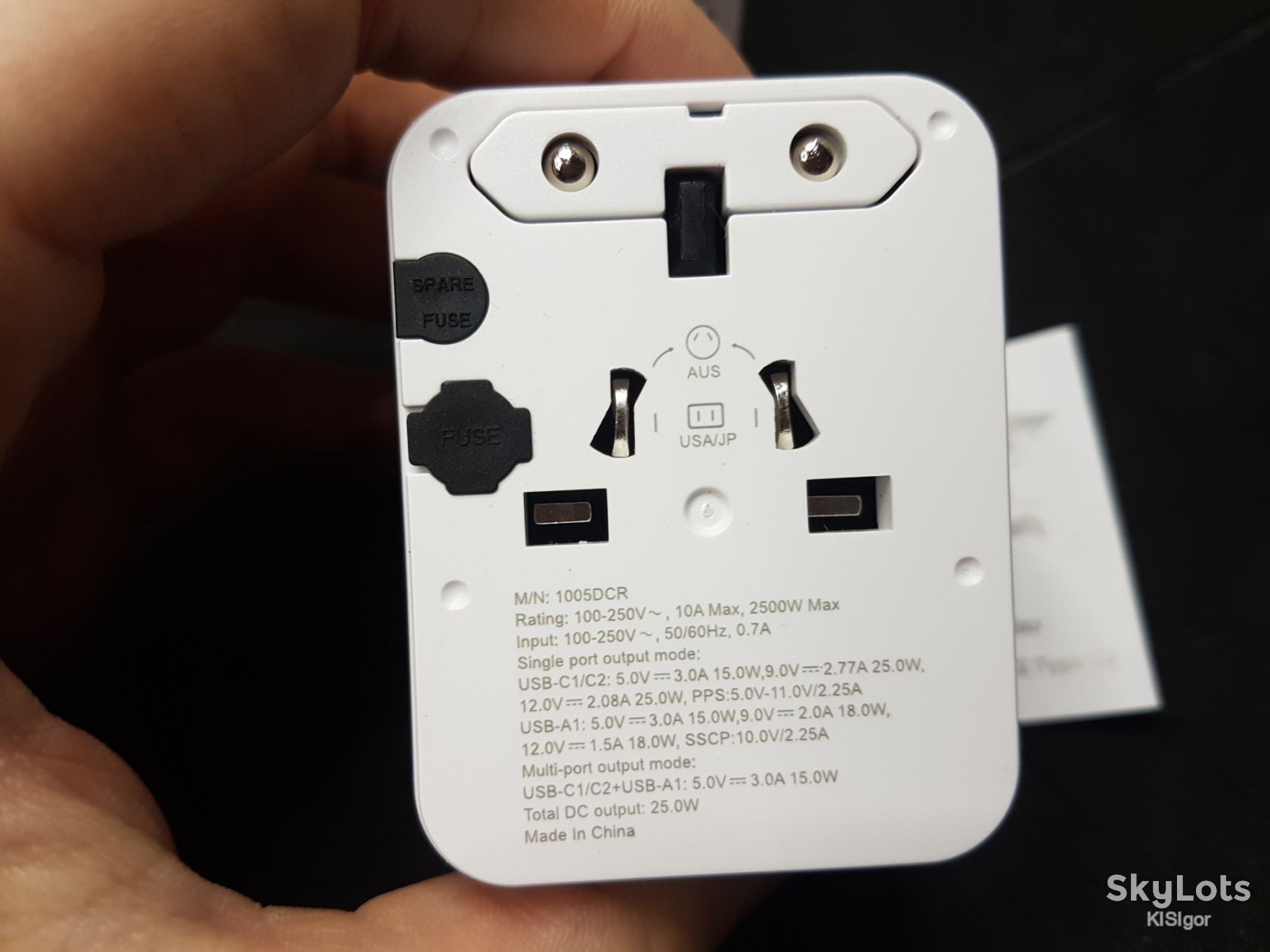 Універсальний дорожній адаптер Kemeloo 5-in-1 *81060 - фото фото фото 8