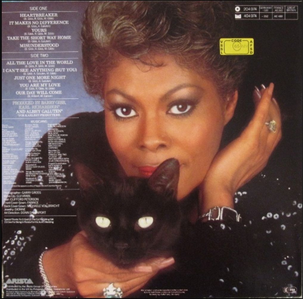 Dionne Warwick - Heartbreaker - 1982.   (LP). 12. Vinyl. Пластинка. Germany - фото фото фото 1