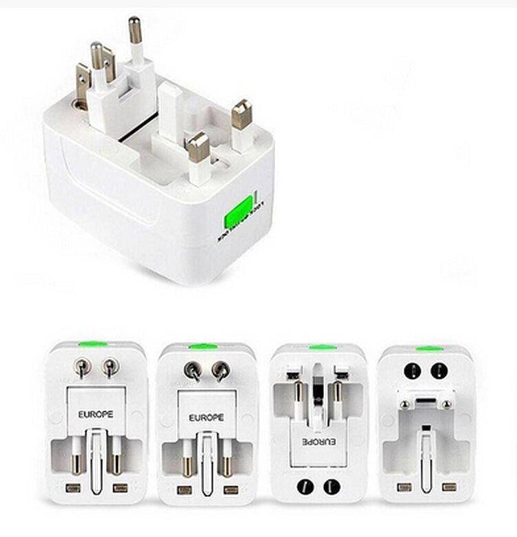 Туристический дорожный сетевой переходник Travel Universal Adaptor Surge Protector - фото фото фото 4