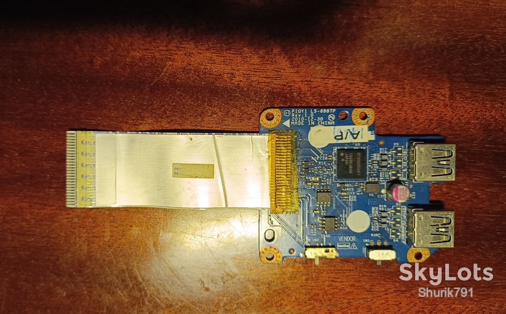 Плата USB3.0  LS-6887P ноутбука Lenovo Y570 - фото фото фото 0