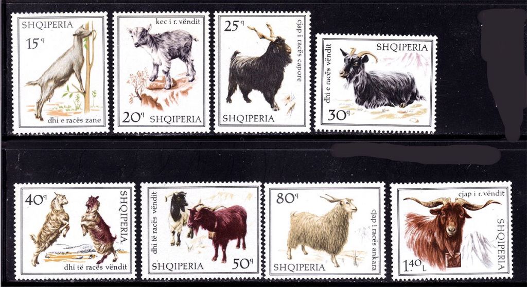 NM Фауна  Албания 1968 г MNH - козы - фото фото фото 0