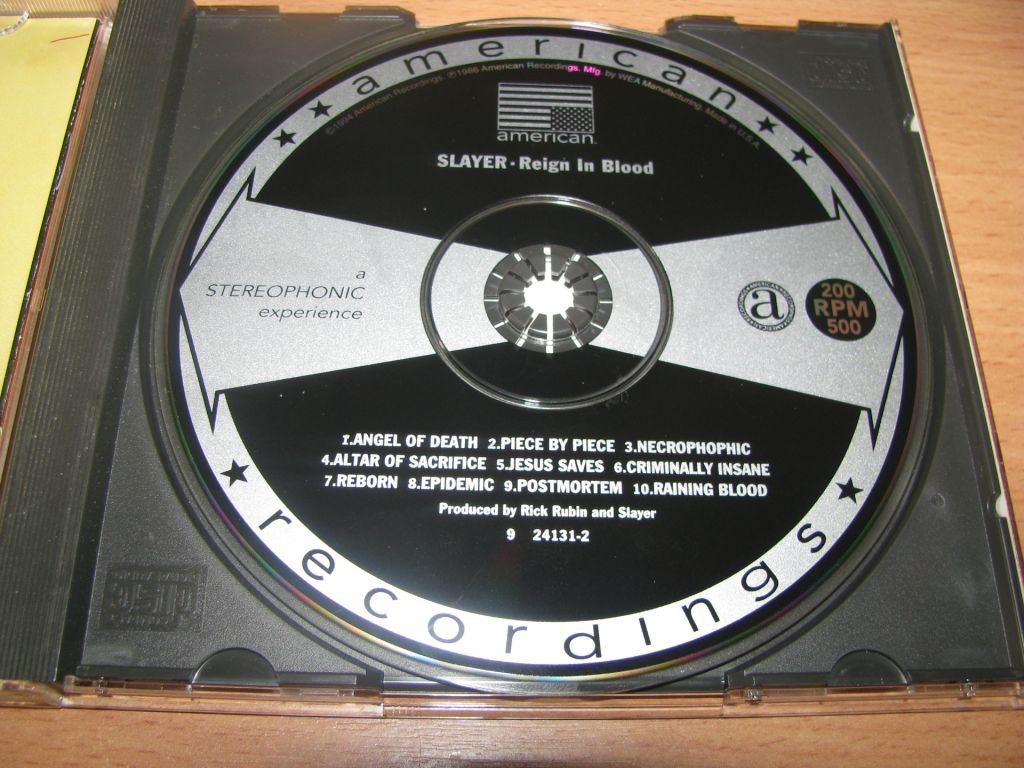 SLAYER - Reign In Blood   (1986 Def Jam USA) - фото фото фото 2