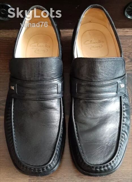 Туфли-мокасины Clarks 8,5, 43р., 28,5см. - фото фото фото 0
