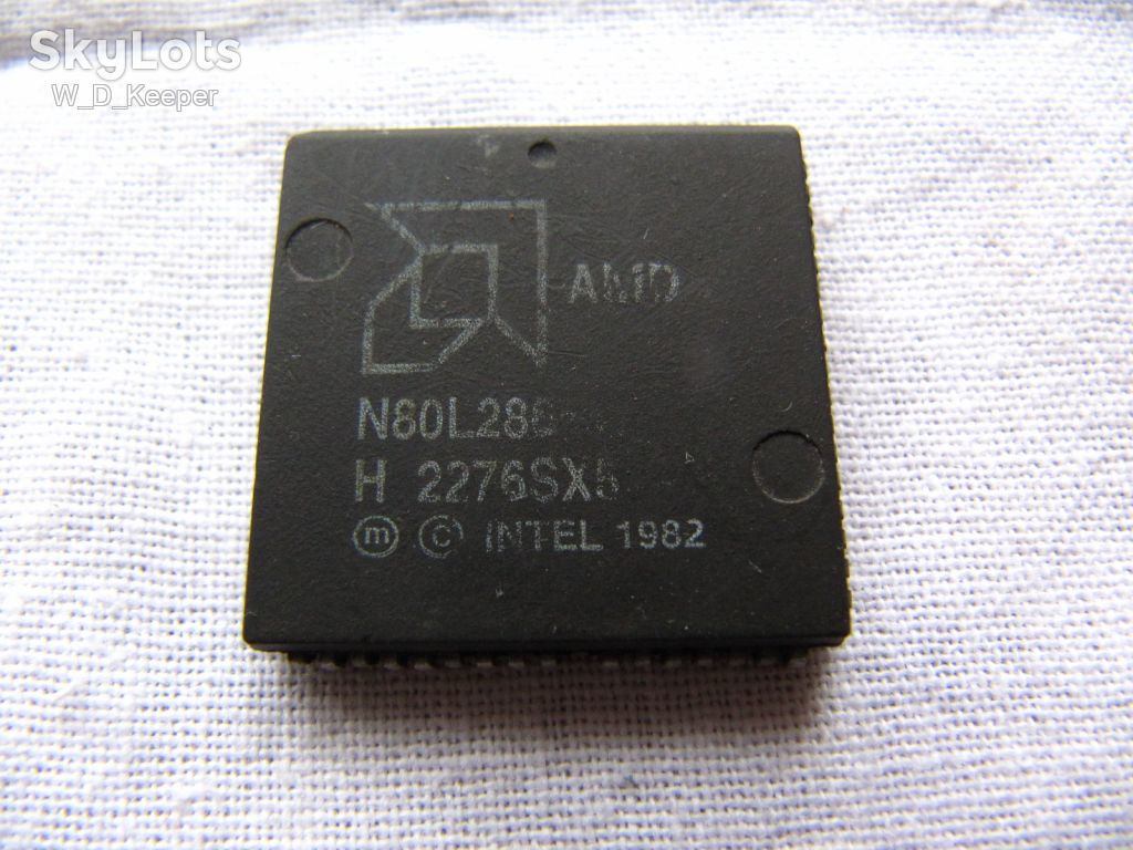 AMD N80L286-12 80286 "двійка" PLCC68, без ніжки - фото фото фото 1