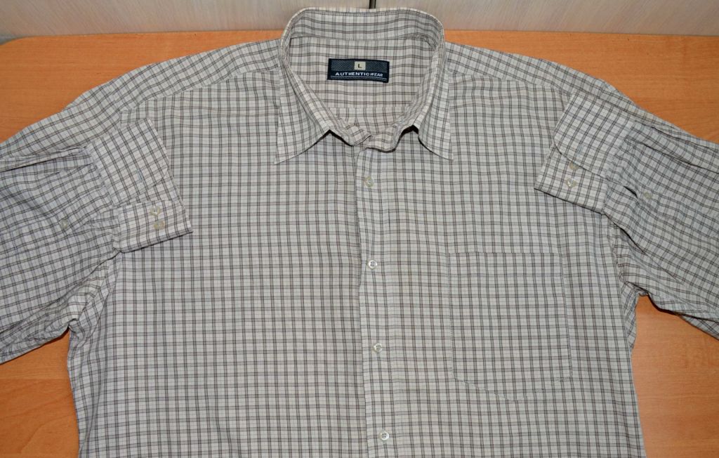 Сорочка AUTHENTIC WEAR original L нова Y17-D9-4 - фото фото фото 3