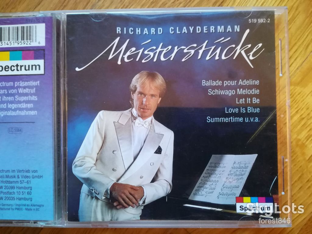 Richard Clayderman-Meisterstucke-состояние: 5 - фото фото фото 1