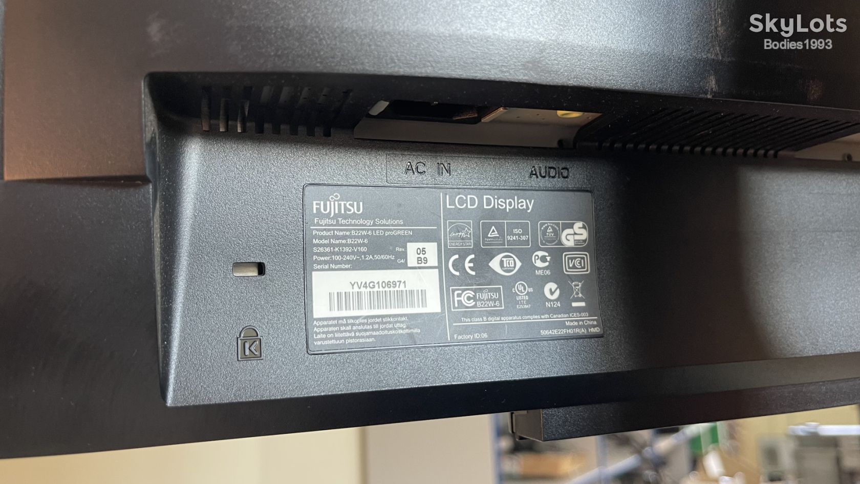 Монітор Fujitsu B22W-6 LED pro green 22 дюйми лот1 - фото фото фото 6