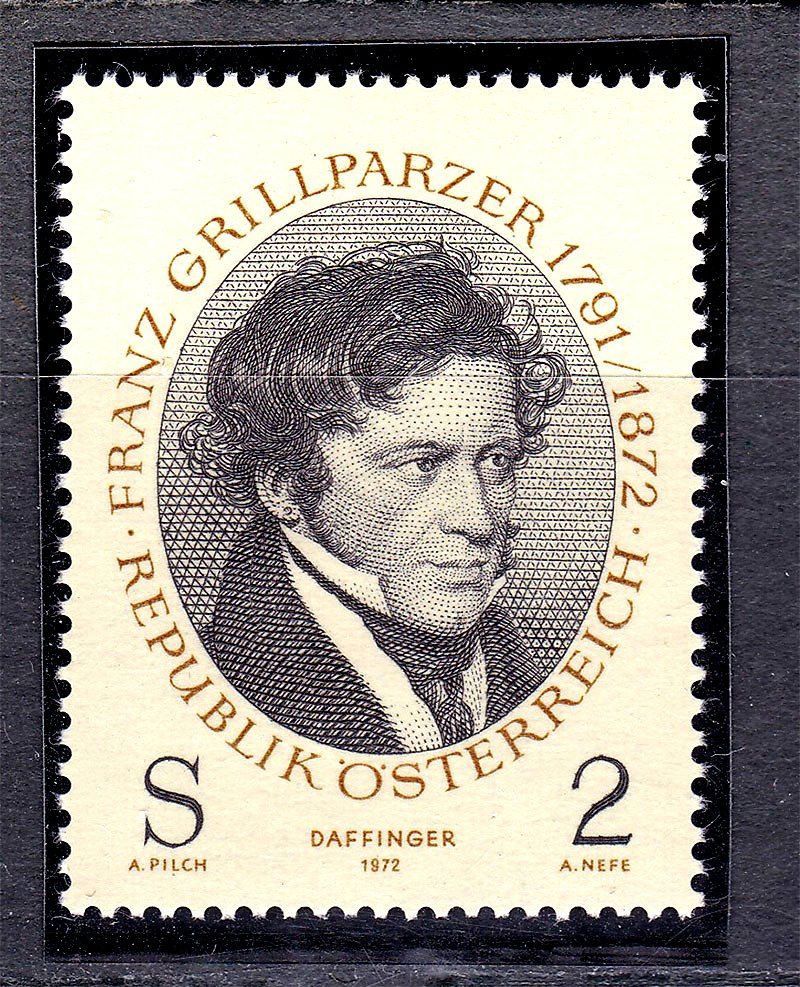 Австрия  1972 г   MNH -  личности - - фото фото фото 0