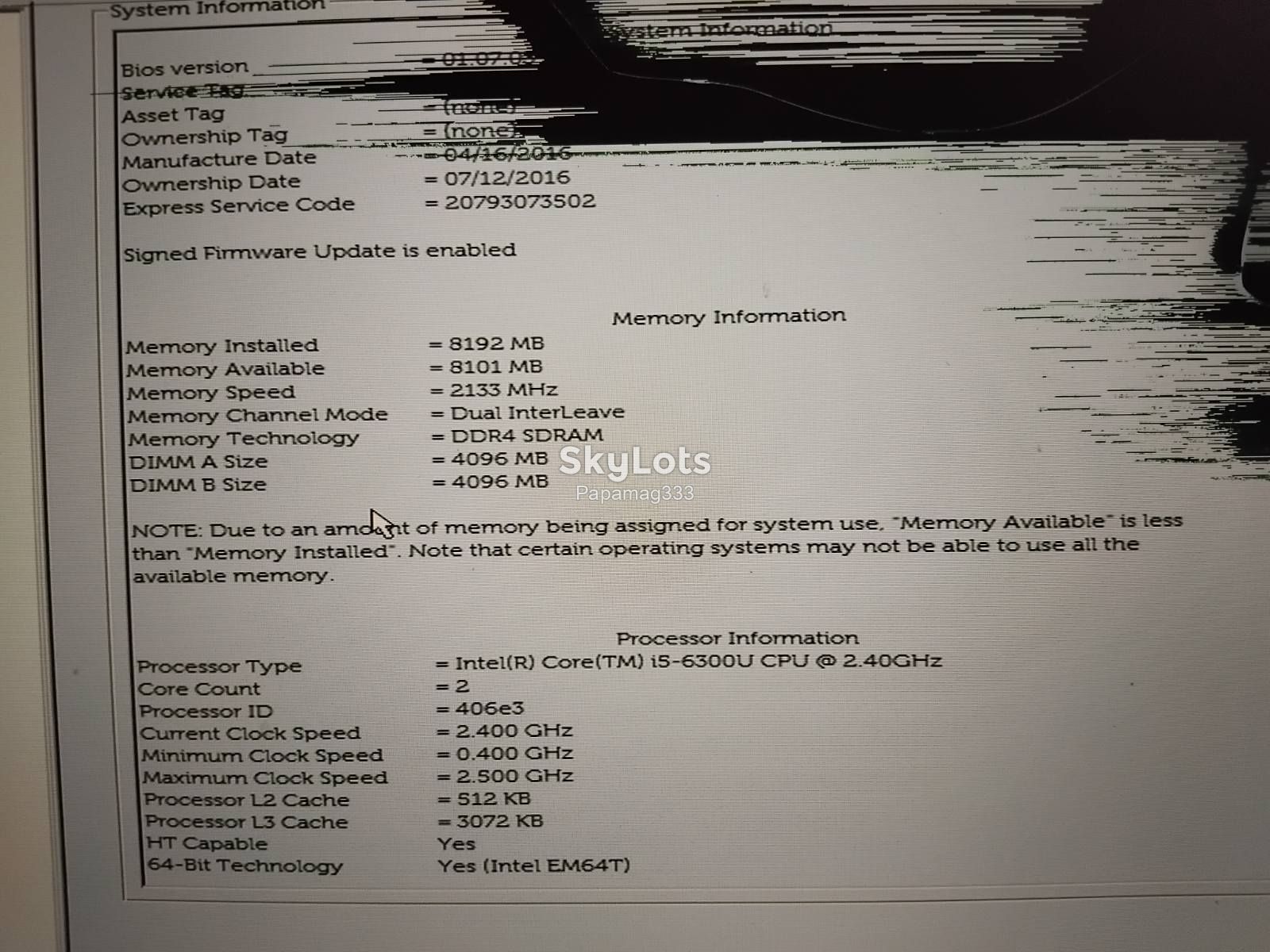 Ноутбук dell latitude e7270-intel core i5-6gen- ddr4,SSD,Робочий. - фото фото фото 1