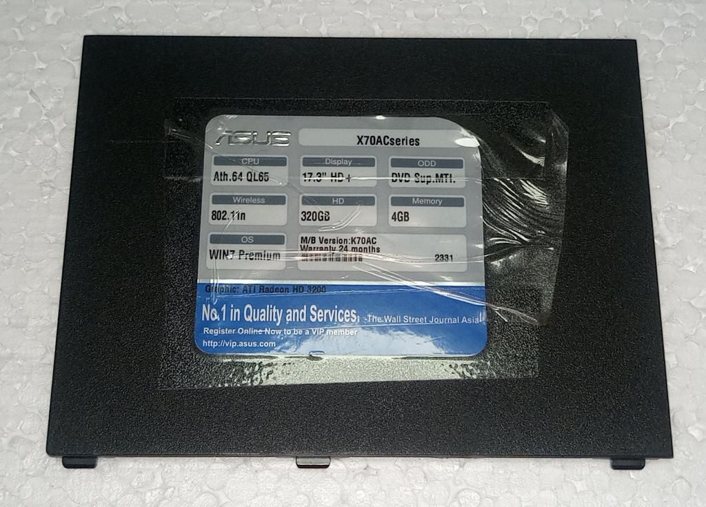 Кришка акумулятора з ноутбука ASUS X70AC 13N0-EZP0901 - фото фото фото 0