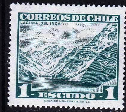 NM Чили  1967 г  MNH - горы - фото фото фото 0