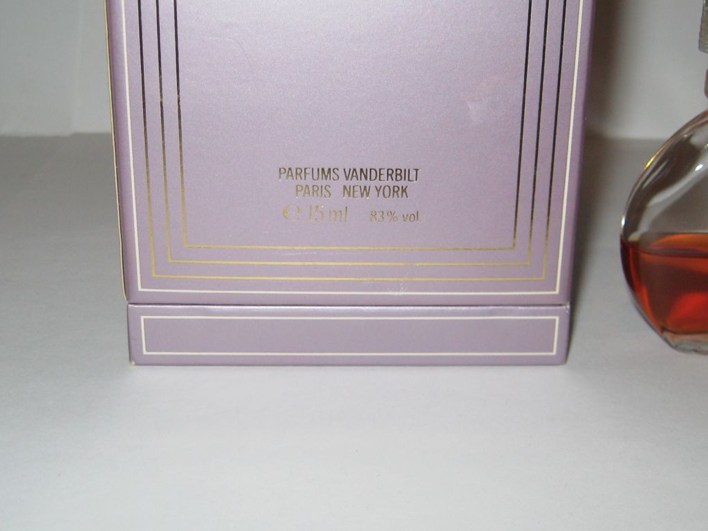 Духи Vanderbilt parfum Франция времён СССР - фото фото фото 7