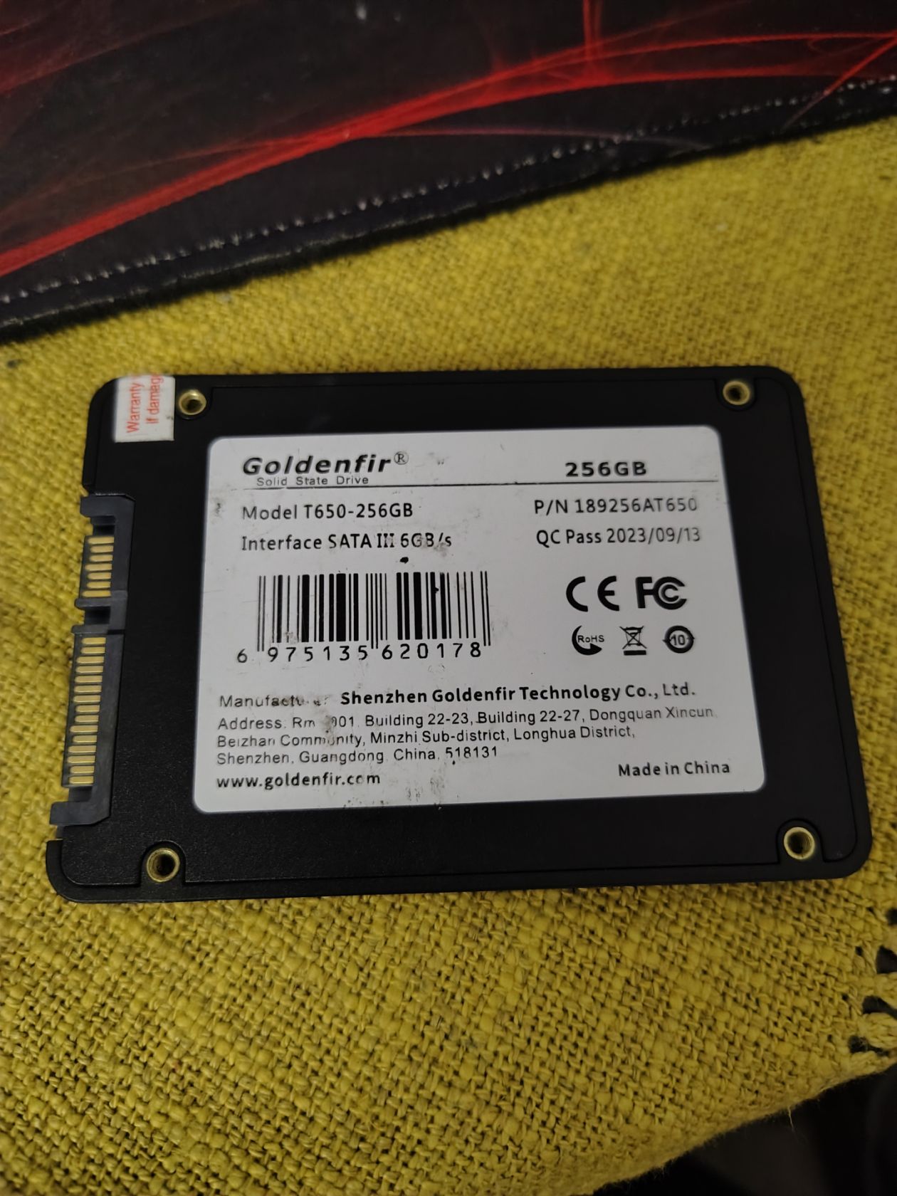 SSD 2,5   (Goldenfir) 256Gb. - фото фото фото 1